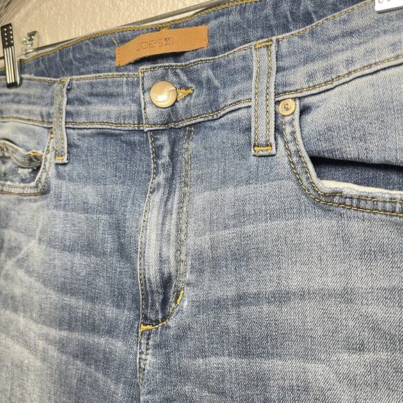 JOE'S Jeans Slim Cuffed Crop Distressed Denim 30 - Picture 3 of 7